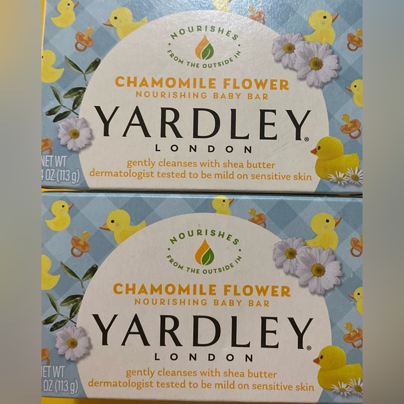 Bundle of YARDLEY LONDON CHAMOMILE FLOWER NOURISHING BABY BAR - Picture 4 of 5